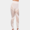 Hochgeschnittene leggings - stylische frauen-sportmode mit mesh-details