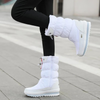 Dä winter-schuh für frauen - stylische, leichte puffer-stiefeletten