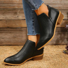 Gemütliche stiefeletten - stylische silberne damen booties mit spitzem zehenbereich