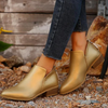 Gemütliche stiefeletten - stylische silberne damen booties mit spitzem zehenbereich