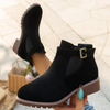 Ankle boots - stilvolle wildleder stiefeletten für damen