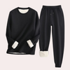 2-teiligs Loungewear-Set – weiches Damen-Fleece-Sweatshirt und Jogginghose