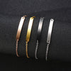 Personalisierte armbanduhr - sterling silber damenkette