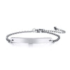 Personalisierte armbanduhr - sterling silber damenkette