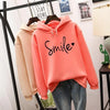 Hoodie mit Smiley-Print – Damen-Sweatshirt mit Kapuze