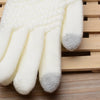 2-teiliges strickhandschuh-set - elegante winterhandschuhe für frauen