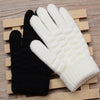 2-teiliges strickhandschuh-set - elegante winterhandschuhe für frauen