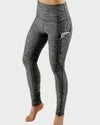 Hochgezogene sportleggings mit taschen - stylische damen workout-hosen