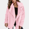 Faux-pelz-jacke - kuscheliger und warmer oversized-mantel für damen