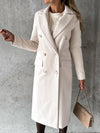 Lange trenchcoat - elegante damen winterjacke