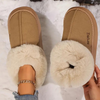 Faux-fur hausschuhe - gemütli chiise-schuhe für damen