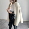 Oversized gebreid damesvest - warme lange cardigan - Bakkermode.nl