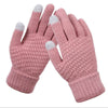 2-teiliges strickhandschuh-set - elegante winterhandschuhe für frauen