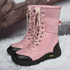 Wasserdichte schneestiefel - lässige outdoor damen-schuhe