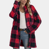 Fliessender plaidmantel – lässige oversized-jacke für damen