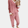 2-teiliges pyjama-set - lässige damen-loungewear