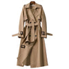 Trenchcoat - eleganter langer damenmantel