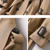 Trenchcoat - eleganter langer damenmantel