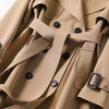 Trenchcoat - eleganter langer damenmantel