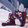 Winterstiefel - damen warme isolierte camo schneestiefel