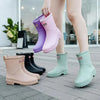 Wasserdichte knöchel-wellies - langlebige damen gummistiefel