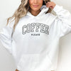 Coffee Please grafische hoodie – comfortabele trui voor koffieliefhebbers, casual en trendy - Bakkermode.nl