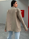 Klassischer Blazer mit taillierter Passform - Martinecouture.ch