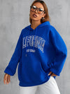 California West Coast dames hoodie - trendy oversized trui met capuchon, casual sweater voor dagelijks gebruik - Bakkermode.nl