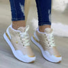 Dame sport-sneakers - stylische steppschuhe