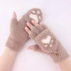 Fingerlose handschuhe - weiche fleece-handwärmer für damen