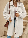 Weicher Teddy-Mantel - bequeme lange Damenjacke