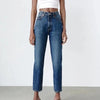 High-waist jeans im geraden schnitt - stylische damen-denim-hosen