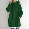 Langer oversized damen-hoodie – wärmer pullover für herbscht und winter