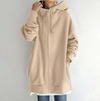 Langer oversized damen-hoodie – wärmer pullover für herbscht und winter