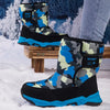 Winterstiefel - damen warme isolierte camo schneestiefel