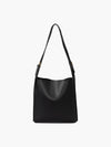 Damen Leder-Schultertasche – Alltagstasche mit schlichtem und funktionalem Design