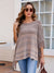 Damen poncho mit fransen - stilvolle gestrickte wickeloberteile