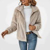 Faux-fell gilet - stylische lange damenjacke