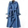 Trenchcoat - eleganter langer damenmantel