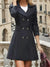 Trenchcoat - eleganter damen mit doppelter knopfleiste