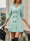 Trenchcoat - eleganter damen mit doppelter knopfleiste