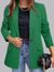 Trendy groene blazer - Bakkermode.nl