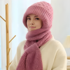 Strickmützen- und Schal-Set – warme Damen-Winteraccessoires