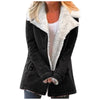 Däschaften damen faux shearling winterjacke - elegante winterjacke für frauen