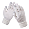 2-teiliges strickhandschuh-set - elegante winterhandschuhe für frauen