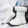 Schneestiefel - damen mit front-reissverschluss und isolation für den winter