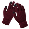 2-teiliges strickhandschuh-set - elegante winterhandschuhe für frauen