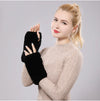 Faux-fur fingerhandschuhe - warm und trendy damenhandschuh