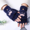 Fingerlose handschuhe - weiche fleece-handwärmer für damen