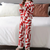 2-teilige winter-pyjama-kombination - stylische damen-loungewear